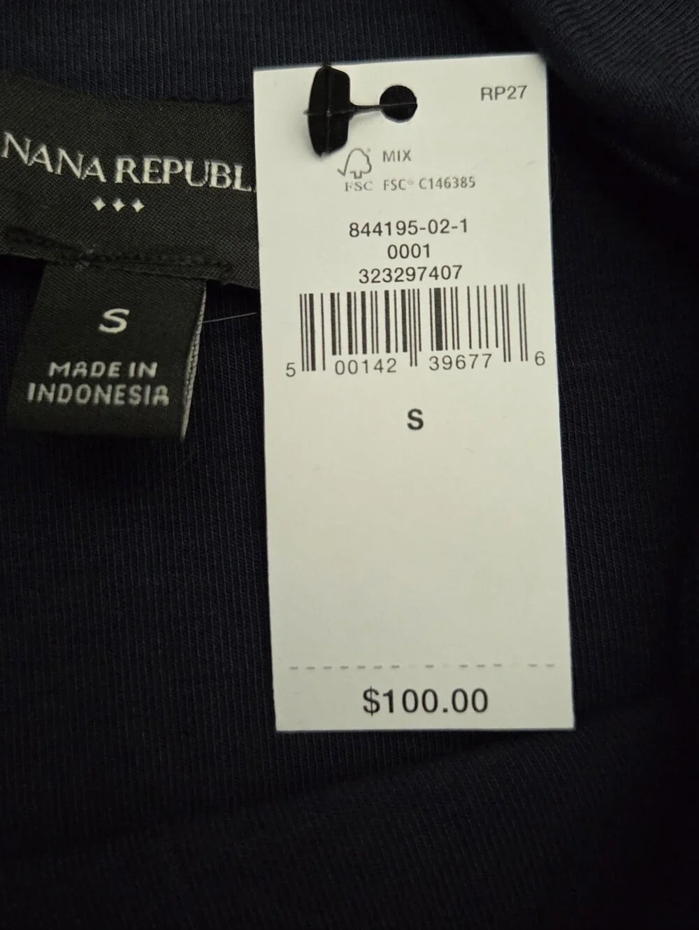 NWT- Banana Republic Stretch Ribbed Knit Mock Neck Long Sleeve Midi Dress-Size S